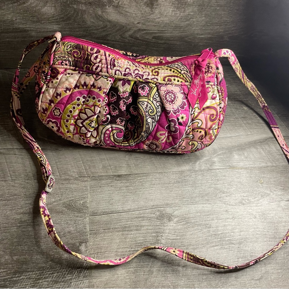 Vera Bradley Frannie "Very Berry" Cross Body
